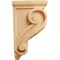 Ekena Millwork 3 1/2"W x 4"D x 7"H Small Basket Weave Corbel, Red Oak CORW03X04X07BWRO - alternate 2